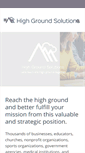Mobile Screenshot of highgroundsolutions.com